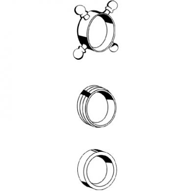 Anillo Decorativo del Maneral en Forma de Cruz  GROHE