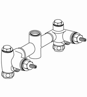 Base para Llave de Pared/ Llenado de Tina GROHE