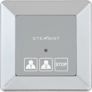 Control Digital de Encendido Cromo Total Sense Steamist