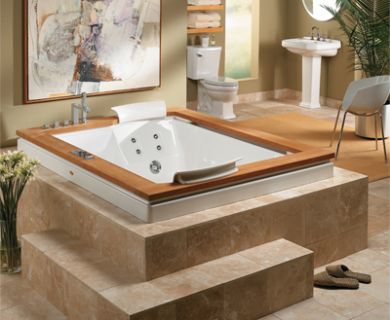 Fuzion 7260 Salon Spa para Submontar, Tina Combo JACUZZI